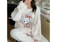 有只绵珊瑚绒女家居服温暖上线