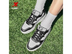 特步撞色小白鞋60元抢