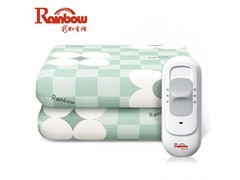 彩虹单人单控电热毯，券后66.9元包邮