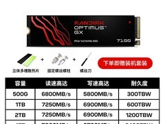 闪迪GX7100 1TB固态硬盘直降270元