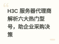 H3C 服务器代理商解析六大热门型号，助企业采购决策