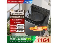 海尔12kg直驱变频波轮洗衣机