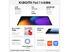 小米平板7 多重优惠叠后到手低至1741元