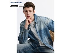NVG·YOUNG牛仔翻领夹克京东特惠低至299.7