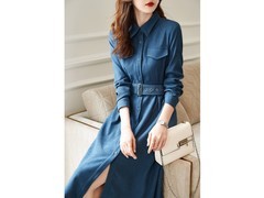 德玛纳湖蓝连衣裙京东5折仅71元