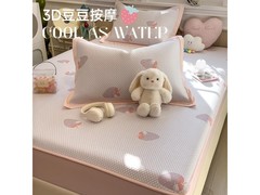 席师傅3D冰豆豆凉席三件套