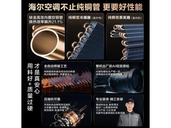 海尔1.5匹壁挂空调优惠到手仅2648元