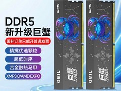 GeIL巨蟹DDR5 16GB套条限时特惠