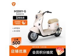 雅迪 M20 Ⅱ - G 电动自行车直降 400 元