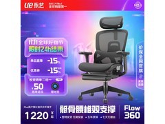 永艺Flow360人体工学椅曜黑款812元