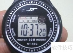 kadio电子表调时间方法