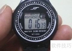 kadio电子表调时间方法