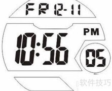 电子表时间设置方法