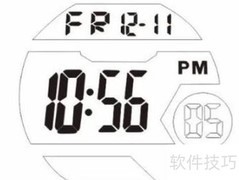 电子表时间设置方法