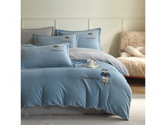 AIDLI加厚保暖牛奶绒四件套低至119元