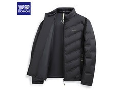 罗蒙男士立领短款羽绒服低至225元