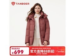 坦博尔90%绒连帽羽绒服599元