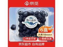 京觅100克×6盒蓝莓大促！用券后29.9元带回家