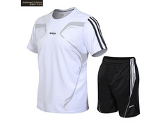 真维斯男士冰丝速干运动服两件套39元