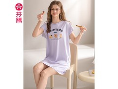 芬腾香芋紫睡裙39.9元