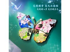 京东赋闲夜光蝴蝶拼图冰箱贴优惠购