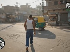 AI短片GTA：圣德里以德里街景打造印度风开放世界