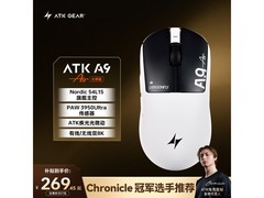 艾泰克双模无线鼠标曜夜白