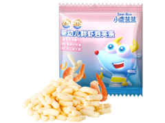 小鹿蓝蓝鲜虾泡芙条尝鲜装，6口味，仅9.9元！