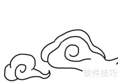 七彩祥云绘画教程