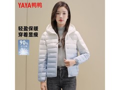 鸭鸭羽绒服女短款99元