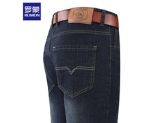 罗蒙男士加绒牛仔裤低至58.9元
