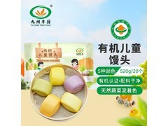 九洲丰园有机儿童馒头，满 99 低至 7 折，到手 28 元！