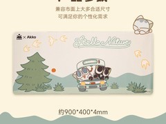 Akko罗小黑联名鼠标垫直降20元！