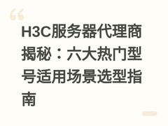 H3C服务器代理商揭秘：六大热门型号适用场景选型指南