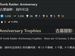 古墓丽影：十周年纪念版或登陆PS4，奖杯曝光引重重制猜测