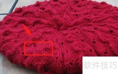 朵朵梅花贝雷帽DIY教程