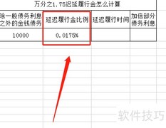 万分之1.75迟延履行金计算方法