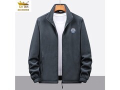金盾男士摇粒绒开衫夹克低至49.9元