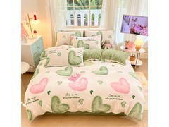 多兰诗牛奶绒四件套，199元直降104元！