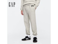 Gap刺绣logo针织束口卫裤92元