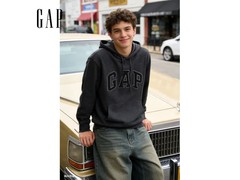 京东4小时Gap经典刺绣连帽衫低至129元