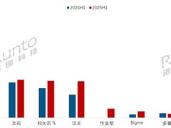 2025上半年中国电子纸平板市场销量增长2.5%，小猿下滑汉王增速最快