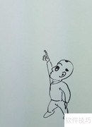简笔画教程：氢气球飞天