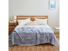 多兰诗纯棉六层毛巾被35元