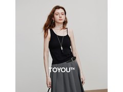 初语针织衫背心月黑活动5折疯抢！