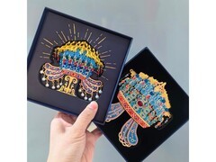 国博凤冠九龙九凤冰箱贴