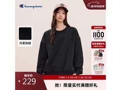 Champion女款加绒卫衣170元