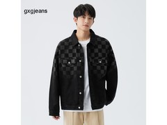 gxgjeans男装棋盘格夹克157元抢