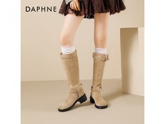 达芙妮西部风长筒靴京东特惠129元