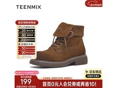 天美意女士马丁靴热卖147元起